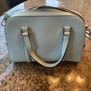Kate spade Medium crossbody satchel purse Aqua Turquoise EUC